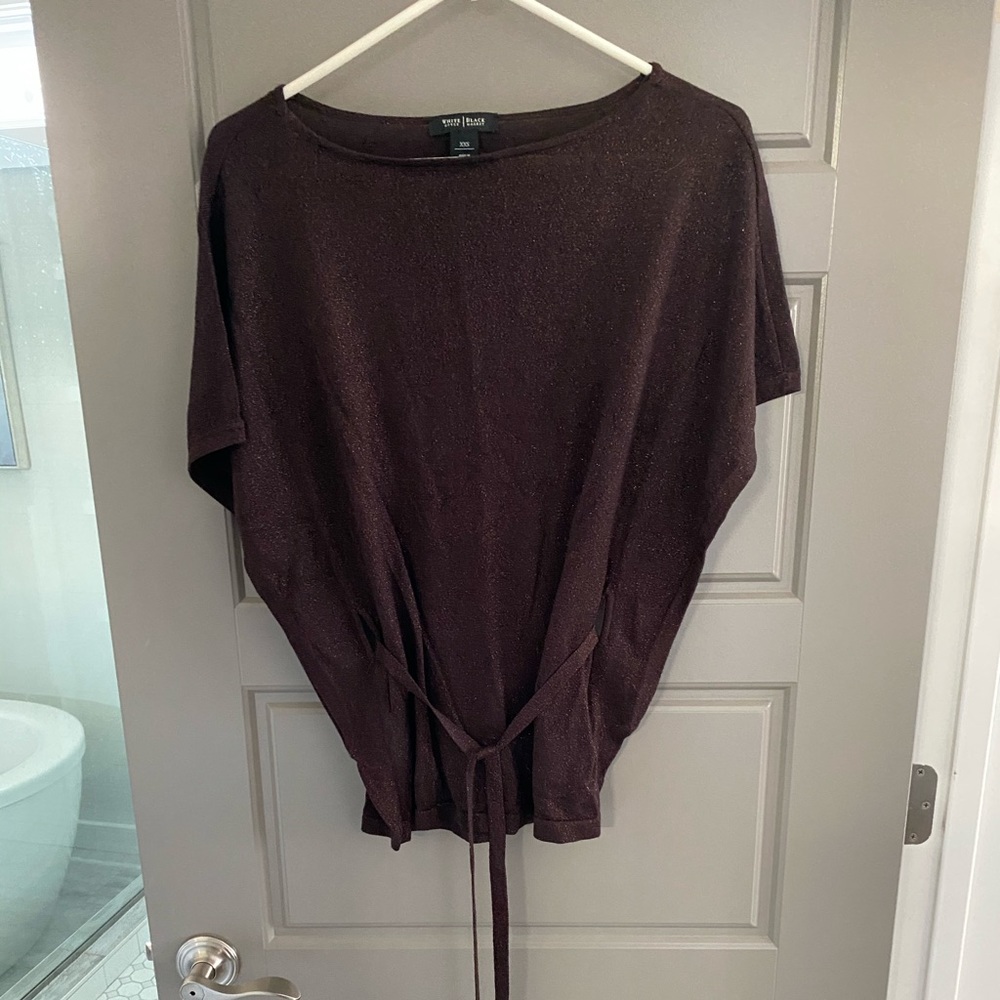 Super cute WHBM shirt with tassels. Never worn